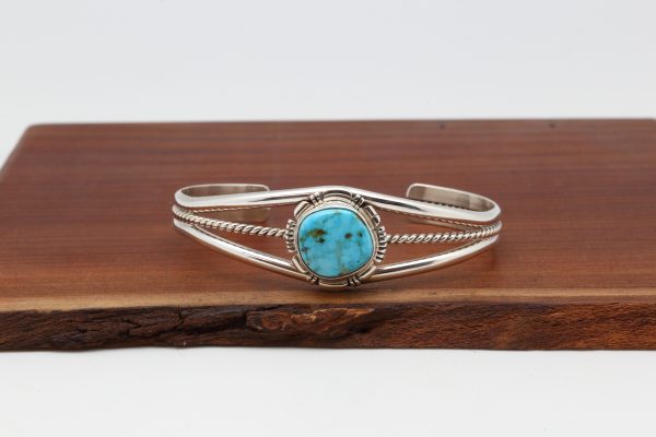 Navajo Kingman Turquoise Bracelet