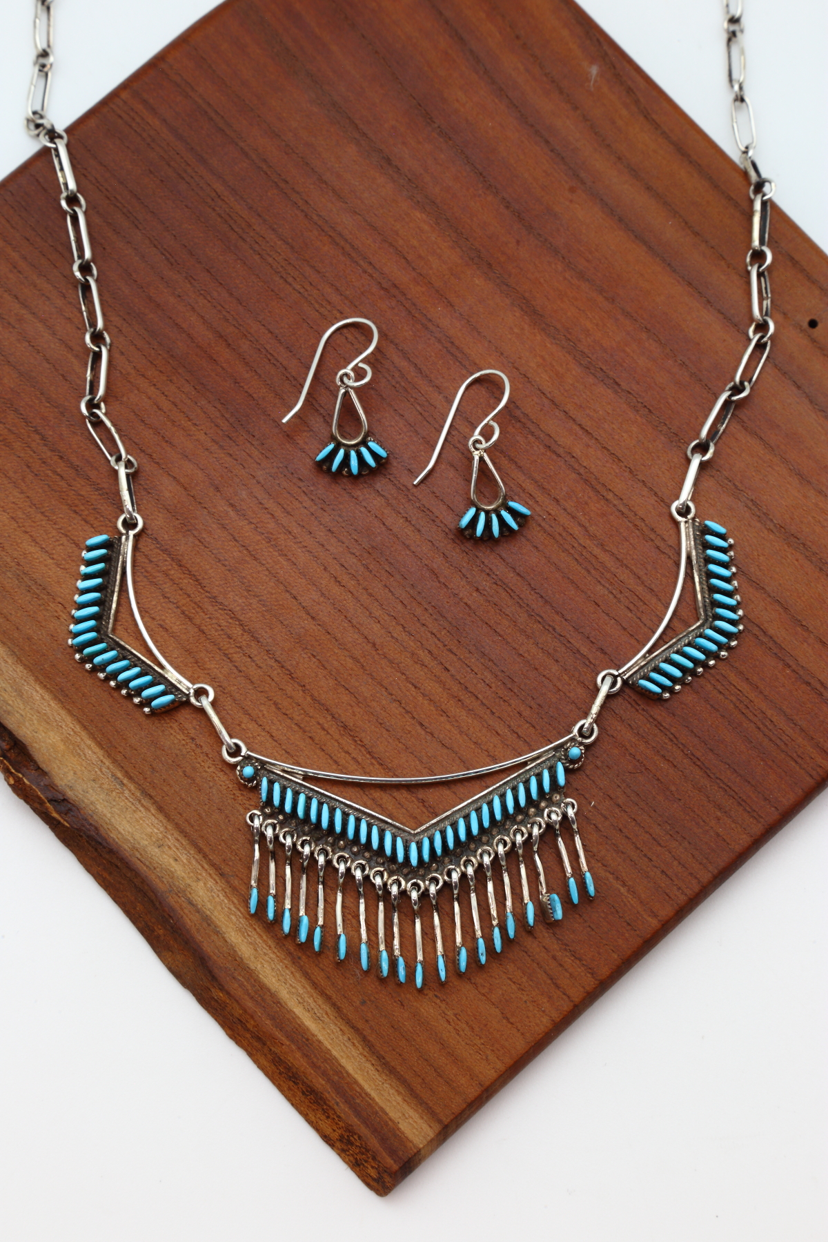 Sleeping Beauty Turquoise Nugget Slide Necklace – Clare Swan Designs