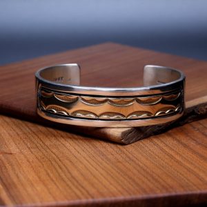 Apache Gold Overlay Bracelet