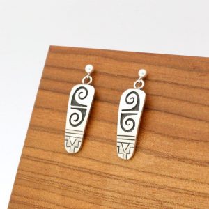 Hopi Water Pattern Earrings