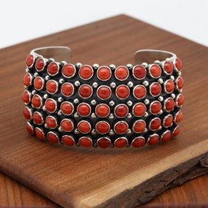 Navajo Red Coral Bracelet