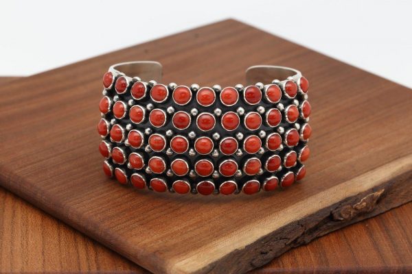 Navajo Red Coral Bracelet