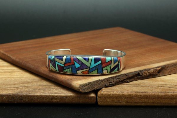 Navajo Multicolor Inlay Bracelet