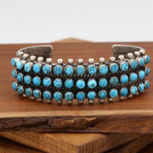 Zuni Kingman Turquoise Bracelet