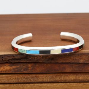 Zuni Multicolor Inlay Bracelet