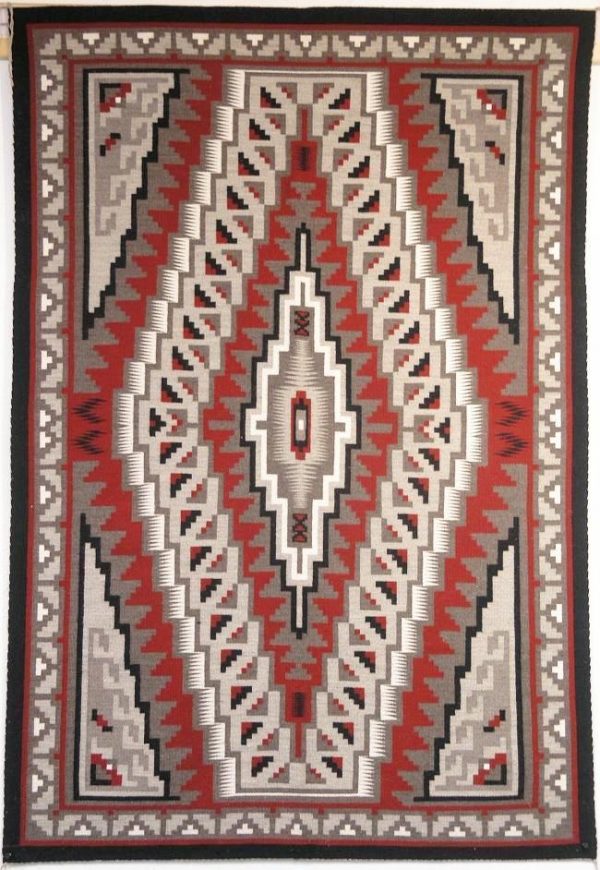 Navajo Ganado Rug by Clara Ann Toney