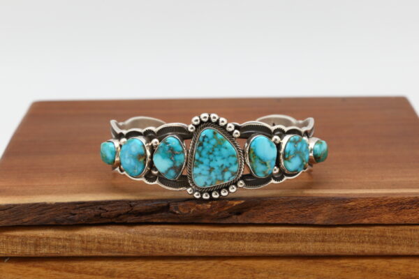 Navajo Candelaria Turquoise Bracelet