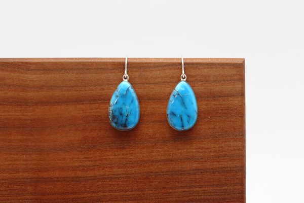 Navajo Kingman Turquoise Earrings