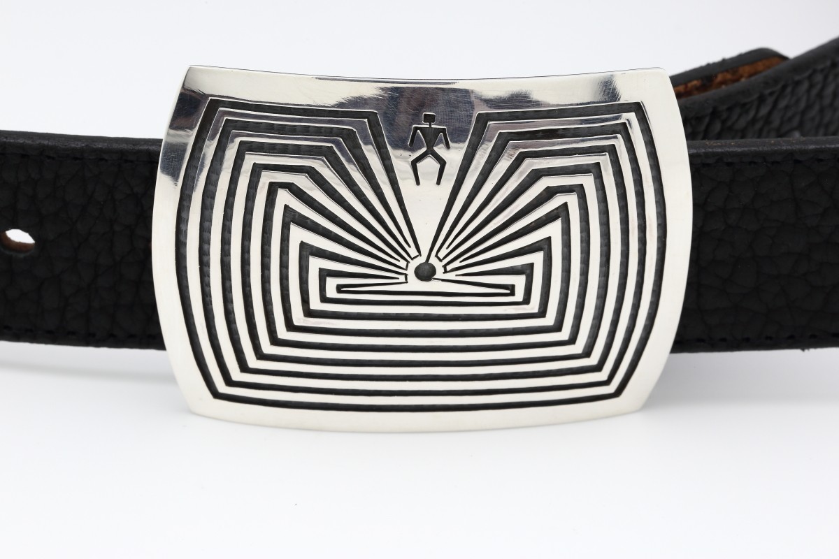 Allen Pooyouma\nVintage Hopi Belt buckle - beaconparenting.ie