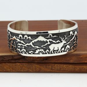 Hopi Deer Hunting Scene Bracelet